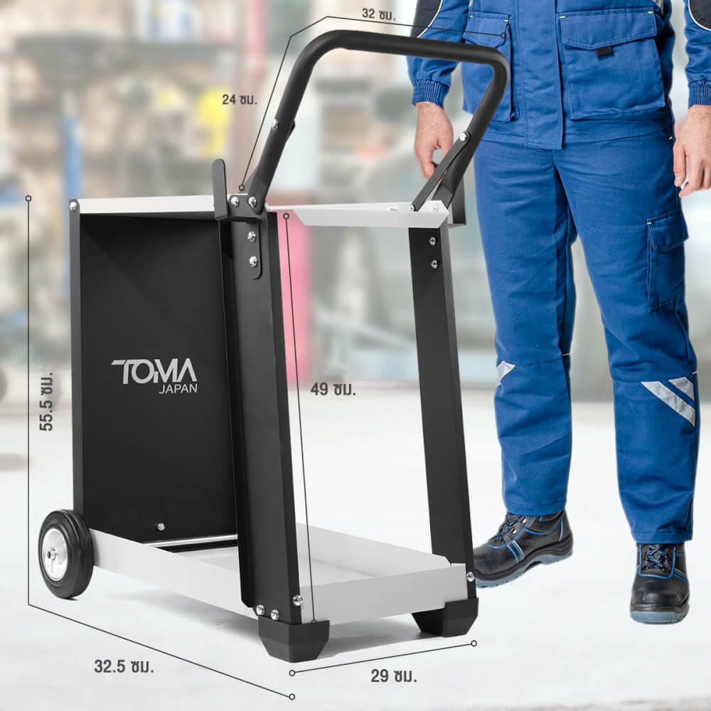 รถเข็นเครื่องมือช่าง TOMA JAPAN รุ่น CR-202T